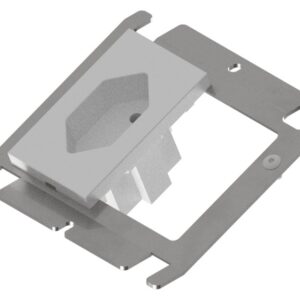Produktbild UBD 100 121  -  Steckdoseneinsatz für 2x FLF, leer, mit 1x T23 weiss