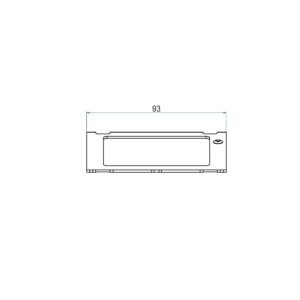 Produktbild UBD 100 115  -  Steckdoseneinsatz für 2x FLF, leer